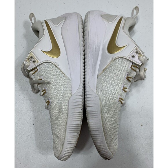 Nike Air Zoom Hyperace 2 Volleyball Sneakers Shoes Mens 7 White Gold DM8199-170 main image 5